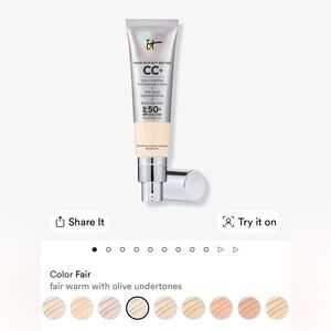 it cosmetics CC+ Color Correcting Full Coverage Cream — Fair